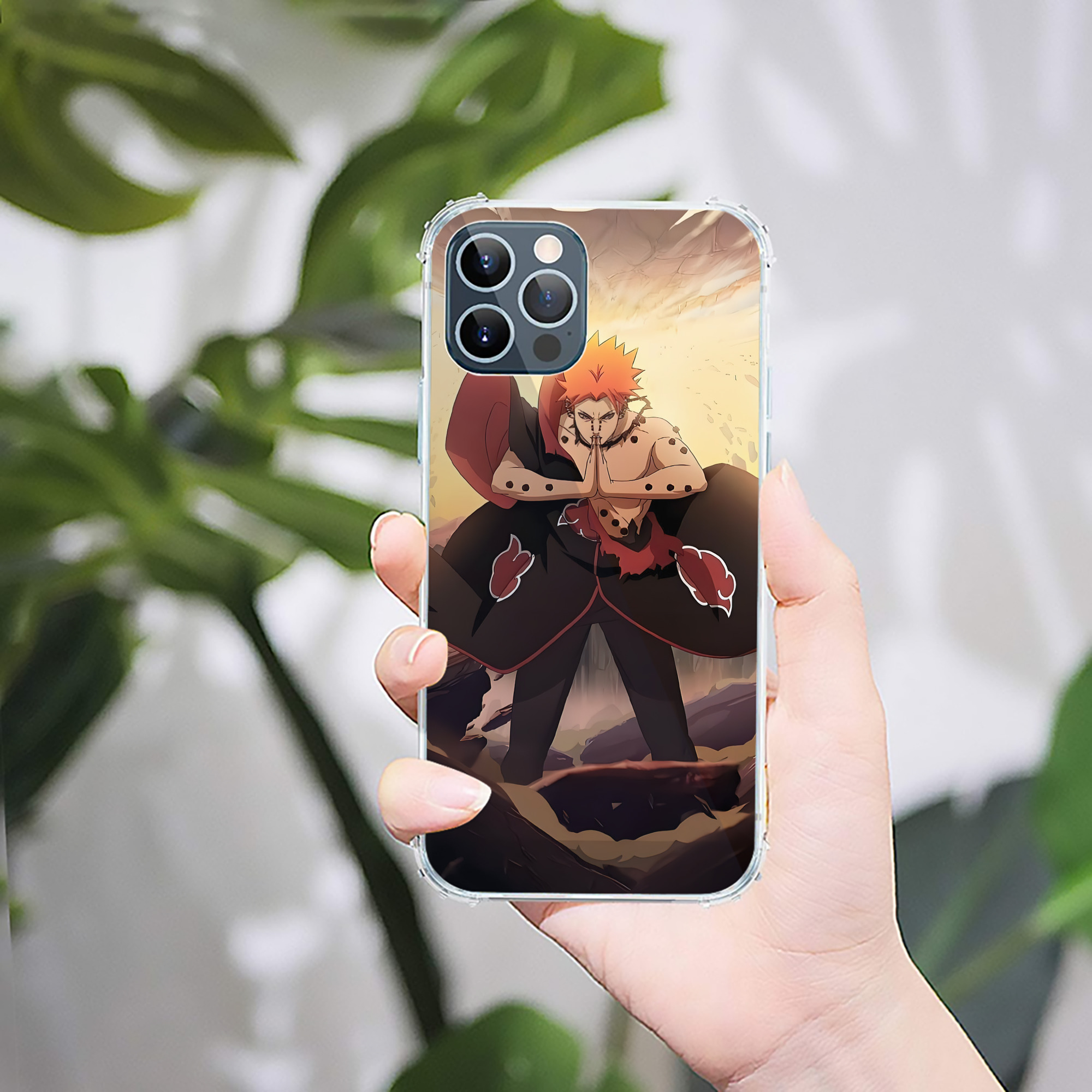 （画像用） NARUTO -ナルト- NARUTO -ナルト- 疾風伝 【iPhone 12シリーズ対応】透明スマホケース（クリアソフトケース）